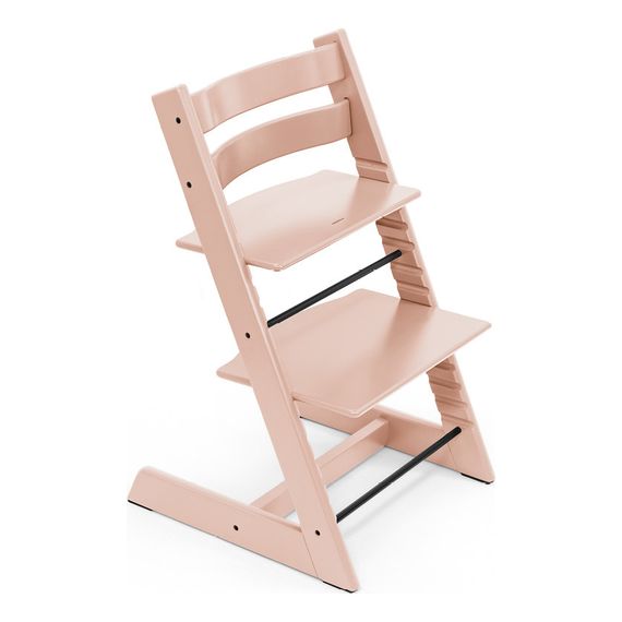 Stokke jídelní židlička Tripp Trapp se sadou pro miminka Baby Set 2 Serene Pink, Rodzaj: krzesełko + Baby Set 2, Kolor ramy: Drewno bukowe, Kolor: Serene Pink - ekspozycja, 5 zdjęcie