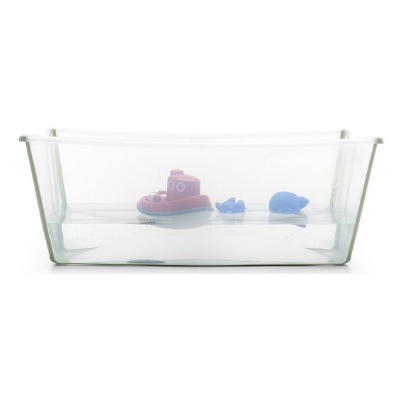 Stokke Flexi Bath Foldable Baby Bath Transparent Green, Kolor: Transparent Green, Wariant: wanienka, image , 5 image