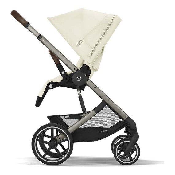 Cybex Balios S Lux 2.0 sportovní kočárek, Rodzaj wózka: spacerowy, Kolor materiału: Seashell Beige, 10 zdjęcie