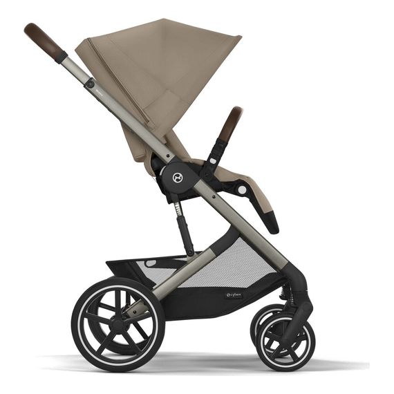 Cybex Balios S Lux 2.0 kombinovaný kočárek 2v1, Rodzaj wózka: głęboko-spacerowy, Kolor materiału: Almond Beige, 22 zdjęcie