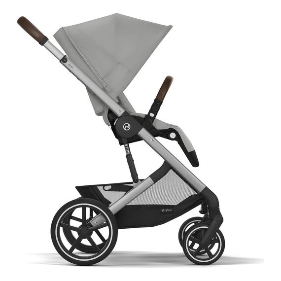 Cybex Balios S Lux 2.0 sportovní kočárek, Rodzaj wózka: spacerowy, Kolor materiału: Stone Grey, 9 zdjęcie