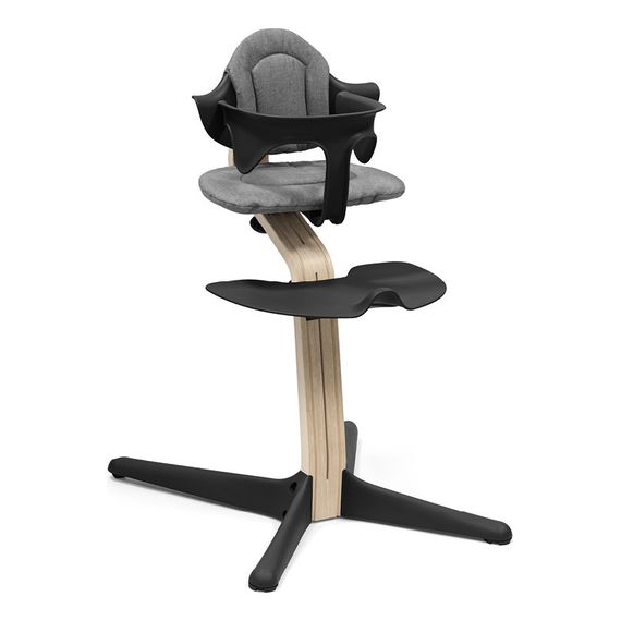 Stokke Nomi židlička Natural Black, Rodzaj: krzesełko, Kolor ramy: Natural, Kolor: Black, 5 zdjęcie