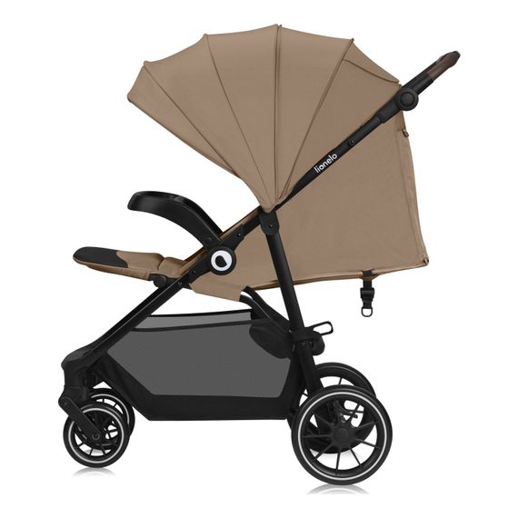 Lionelo Emma One - wózek spacerowy, Kolor materiału: Beige Sand, 5 zdjęcie