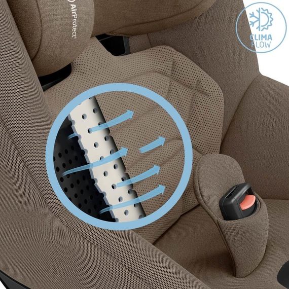 Maxi-Cosi Mica 360 Pro – otočná autosedačka pro batolata (40–105 cm | 0–18 kg | 0–4 roky), Kolor: Authentic Truffle, 16 zdjęcie