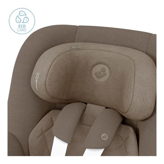 Maxi-Cosi Mica 360 Pro – otočná autosedačka pro batolata (40–105 cm | 0–18 kg | 0–4 roky), Kolor: Authentic Truffle, 17 zdjęcie