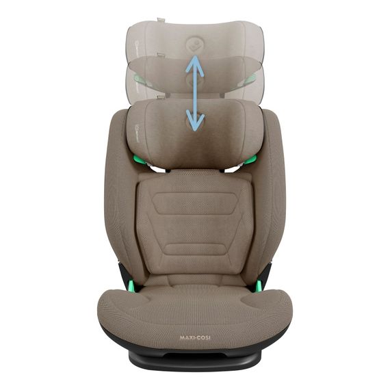 Maxi-Cosi RodiFix Pro2 i-Size autosedačka pro starší děti (100 - 150 cm | 15 - 36 kg | 3,5 - 12 let), Kolor: Authentic Truffle, 15 zdjęcie