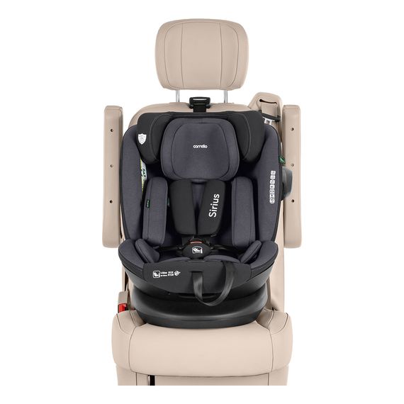 Carrello Sirius víceskupinová autosedačka (40–150 cm | 0–36 kg | 0–12 let), Kolor: Harbor Grey, 5 zdjęcie