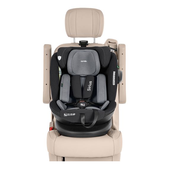 Carrello Sirius - Multi-Group Rotating Car Seat (40-150 cm | 0-36 kg | Birth to 12 Years), Kolor: Sky Grey, image , 4 image