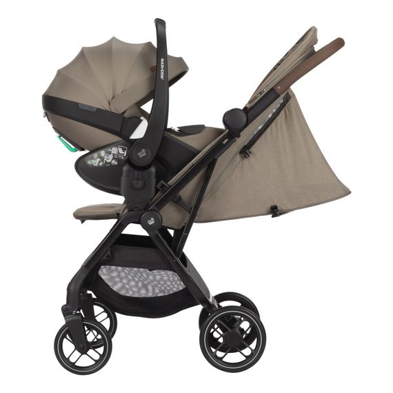 Maxi-Cosi Soho – ultrakompaktní sportovní kočárek do 22 kg, Kolor materiału: Twillic Truffle, 8 zdjęcie