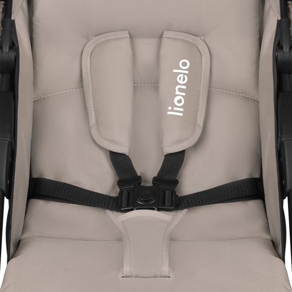 Lionelo Emma Plus - sportovní kočárek, Kolor materiału: Beige Latte, 8 zdjęcie