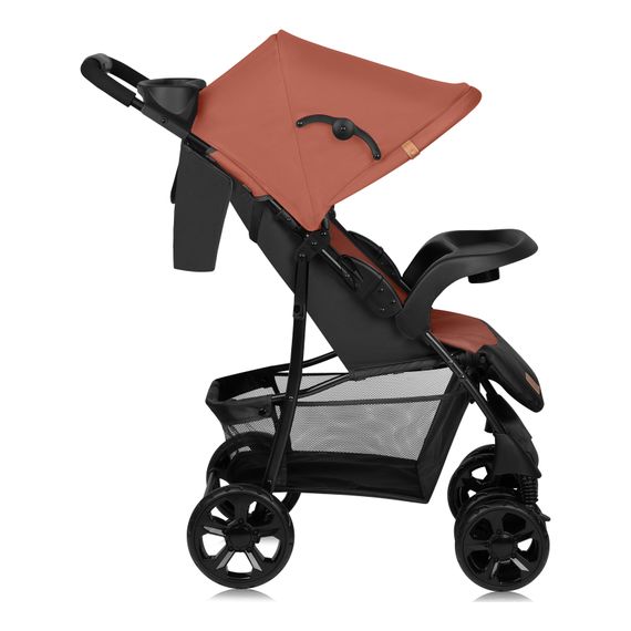Lionelo Emma Plus - Pushchair with Organiser (6 months - 15 kg), Kolor: Coral Pink, image , 14 image