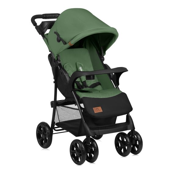 Lionelo Emma Plus - Pushchair with Organiser (6 months - 15 kg), Kolor: Green Emerald, image 