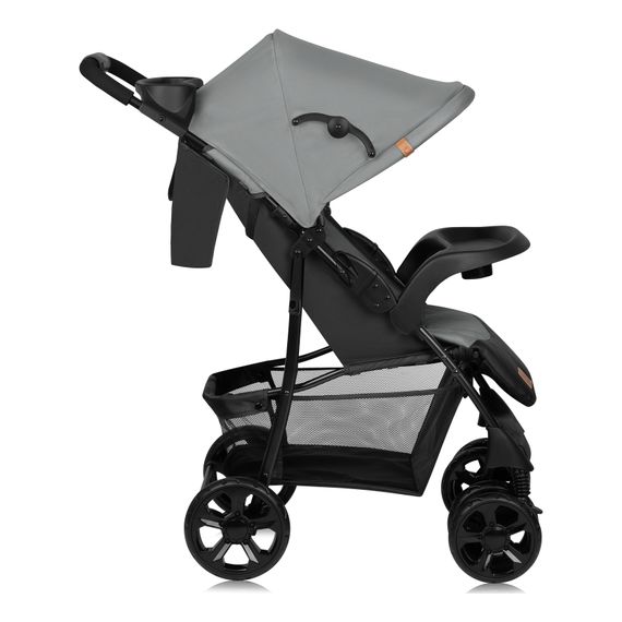 Lionelo Emma Plus - Pushchair with Organiser (6 months - 15 kg), Kolor: Grey Dove, image , 12 image