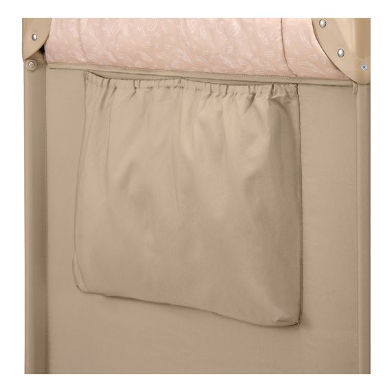Lionelo Jasmin łóżeczko Easy Fold Beige Sand, Kolor: Beige Sand, 9 zdjęcie