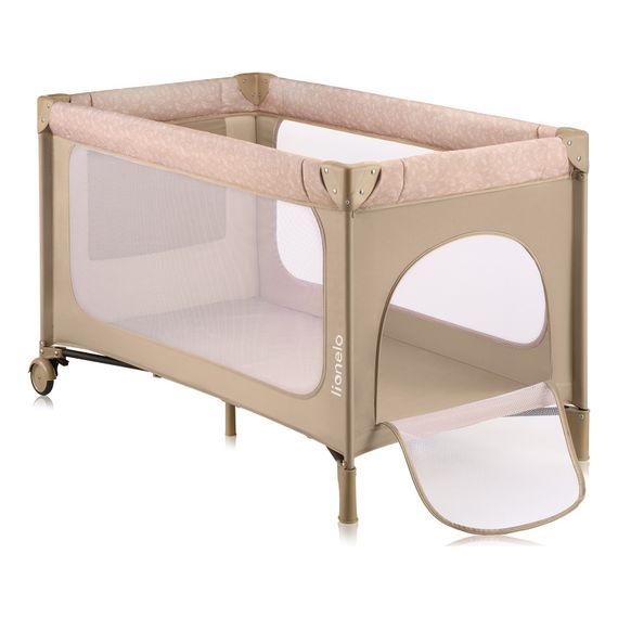 Lionelo Jasmin łóżeczko Easy Fold Beige Sand, Kolor: Beige Sand, 12 zdjęcie