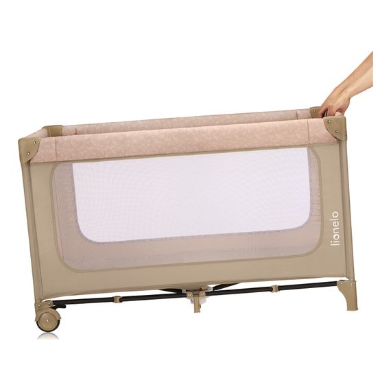 Lionelo Jasmin łóżeczko Easy Fold Beige Sand, Kolor: Beige Sand, 15 zdjęcie