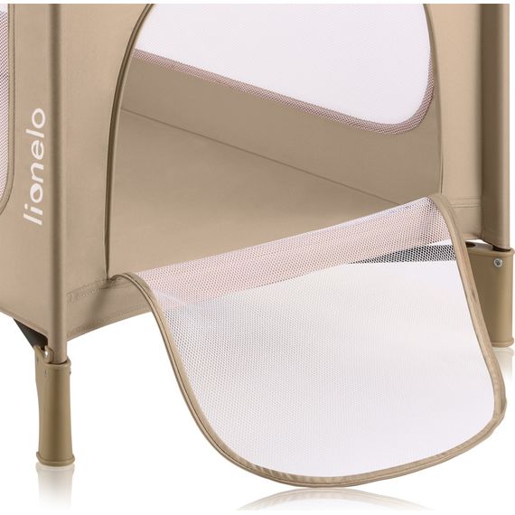 Lionelo Jasmin łóżeczko Easy Fold Beige Sand, Kolor: Beige Sand, 17 zdjęcie
