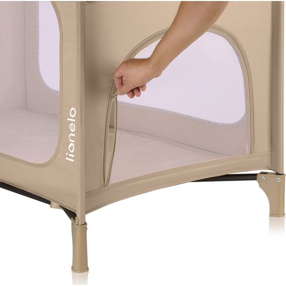 Lionelo Jasmin łóżeczko Easy Fold Beige Sand, Kolor: Beige Sand, 18 zdjęcie
