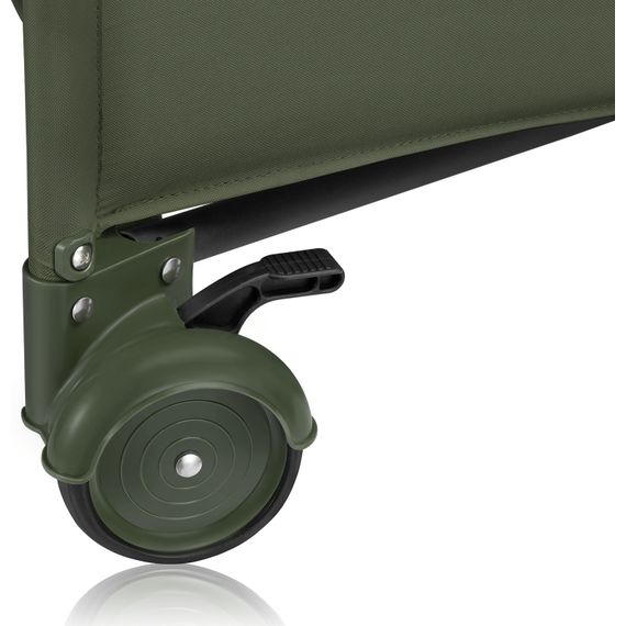 Lionelo Jasmin łóżeczko Easy Fold Green Olive, Kolor: Green Olive, 5 zdjęcie