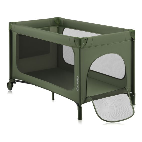 Lionelo Jasmin łóżeczko Easy Fold Green Olive, Kolor: Green Olive, 12 zdjęcie