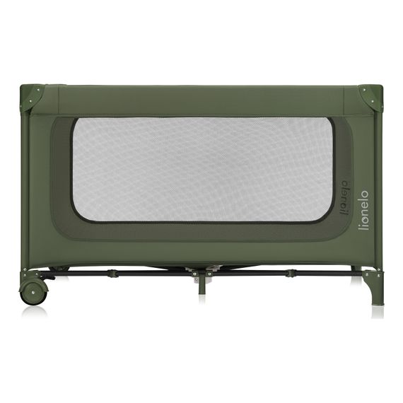 Lionelo Jasmin łóżeczko Easy Fold Green Olive, Kolor: Green Olive, 14 zdjęcie
