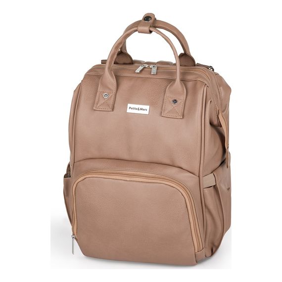 Petite&Mars plecak do wózka Jasper Camel Beige