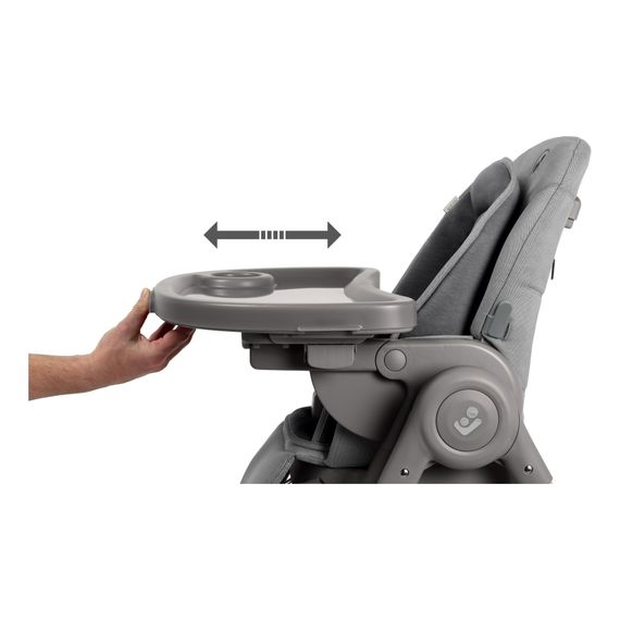 Maxi-Cosi Minla Plus jídelní židlička Elegance Graphite, Kolor: Elegance Graphite, 7 zdjęcie