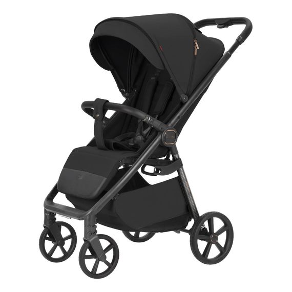 Carrello Bravo Carbon lehký sportovní kočárek s karbonovým rámem, Rodzaj wózka: spacerowy, Kolor materiału: Deep Black