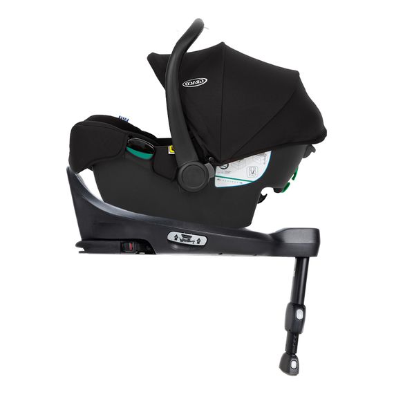 Graco Snuglite s bází Snugturn autosedačka pro miminka (40 - 75 cm | 0 - 13 kg | 0 - 12 měsíců), Baza: baza Snugturn, Kolor: Midnight