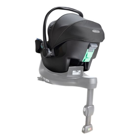 Graco Snuglite s bází Snugturn autosedačka pro miminka (40 - 75 cm | 0 - 13 kg | 0 - 12 měsíců), Baza: baza Snugturn, Kolor: Midnight, 5 zdjęcie
