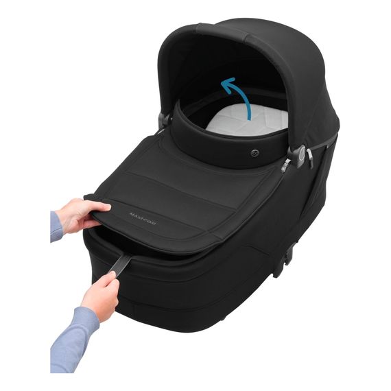 Maxi-Cosi gondola Sense, Kolor materiału: Twillic Black, 9 zdjęcie