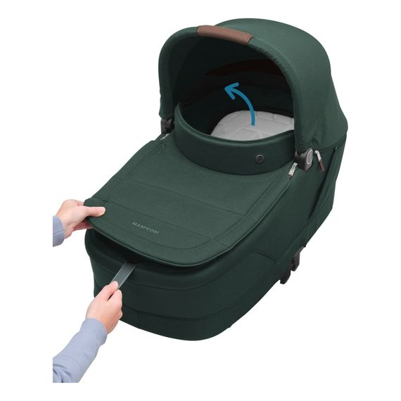 Maxi-Cosi gondola Sense, Kolor materiału: Twillic Green, 9 zdjęcie