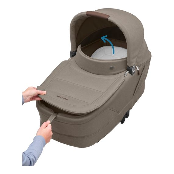 Maxi-Cosi gondola Sense, Kolor materiału: Twillic Truffle, 9 zdjęcie