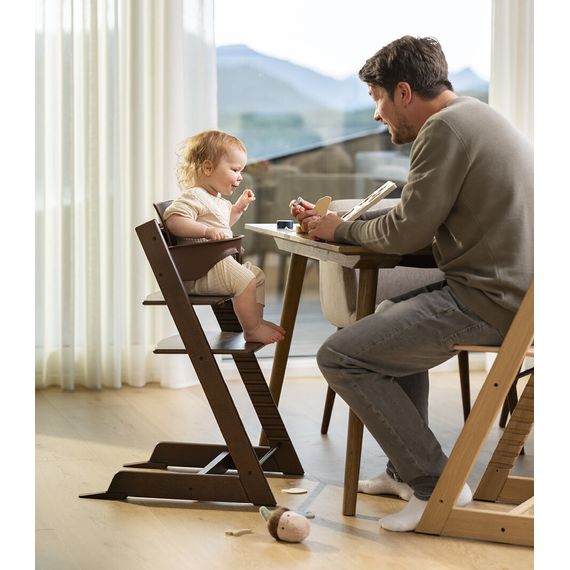 Stokke jídelní židlička Tripp Trapp Oak Warm Brown, Rodzaj: krzesełko, Kolor ramy: Dąb, Kolor: Oak Warm Brown, 3 zdjęcie