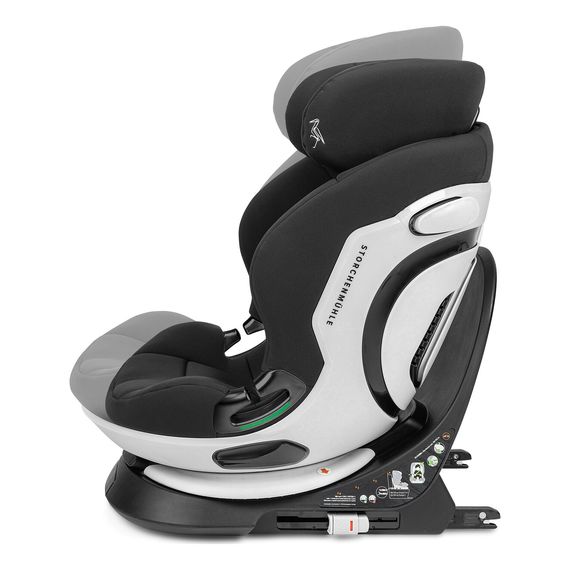 STORCHENMÜHLE Niki Next - autosedačka (76 - 150 cm | 9 - 36 kg | 15 měsíců - 12 let), Kolor: Onyx, 13 zdjęcie