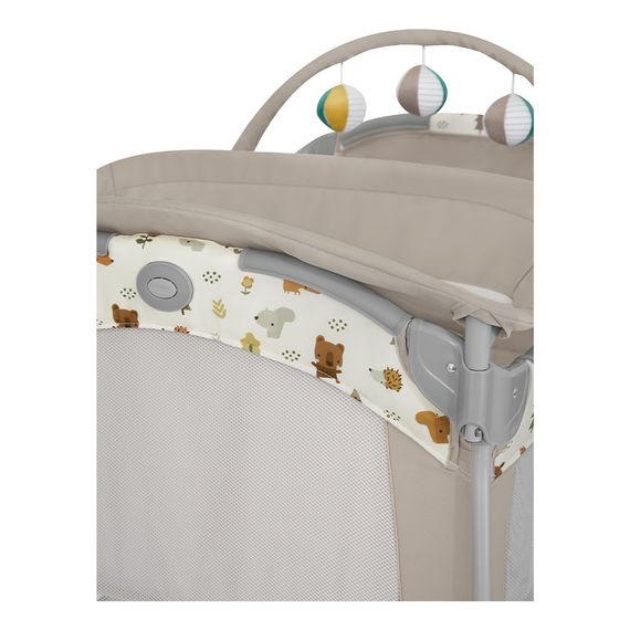 Graco Contour Electra Travel Cot with Bassinet Nature Trail, Kolor: Nature Trail, image , 6 image