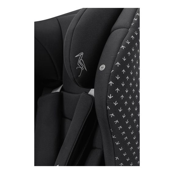 STORCHENMÜHLE Niki Start M - fotelik samochodowy dla maluchów (61 - 105 cm | 9 - 18 kg | 6 miesięcy - 4 lat), Kolor: Onyx, 8 zdjęcie