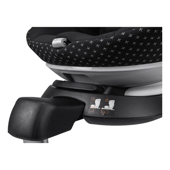 STORCHENMÜHLE Niki Start M - fotelik samochodowy dla maluchów (61 - 105 cm | 9 - 18 kg | 6 miesięcy - 4 lat), Kolor: Onyx, 9 zdjęcie