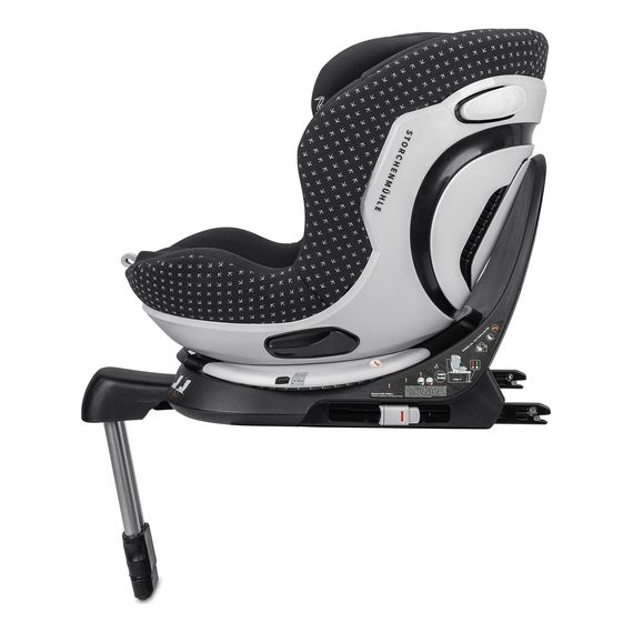 STORCHENMÜHLE Niki Start M - fotelik samochodowy dla maluchów (61 - 105 cm | 9 - 18 kg | 6 miesięcy - 4 lat), Kolor: Onyx, 18 zdjęcie