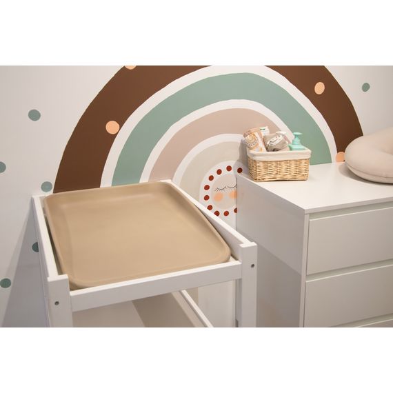 Concepthood CozyPad - měkká pěnová přebalovací podložka Beige, Kolor: Beige, 7 zdjęcie