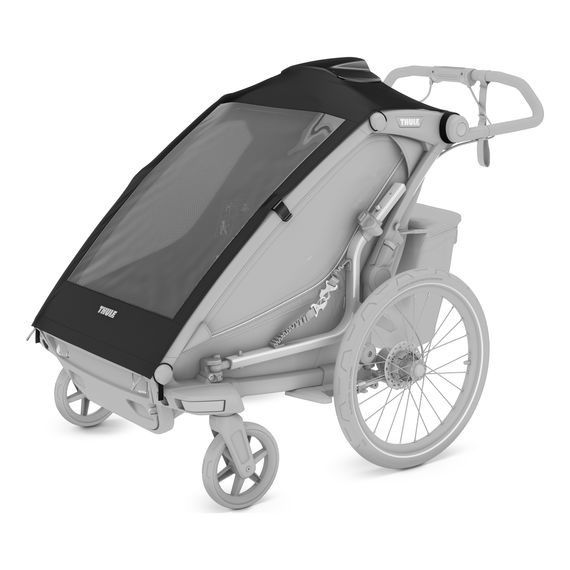 Thule Chariot Air Purifier Cover – kryt dvojitého cyklovozíku s filtrem EPA, Rodzaj wózka: dla dwójki dzieci, 2 zdjęcie