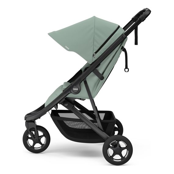 Thule Spring 2 sportovní kočárek, Rodzaj wózka: spacerowy, Kolor materiału: Mist Green, 6 zdjęcie