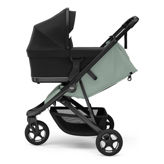 Thule Spring 2 sportovní kočárek, Rodzaj wózka: spacerowy, Kolor materiału: Mist Green, 13 zdjęcie
