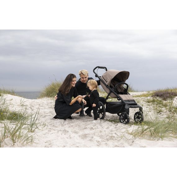 Thule Urban Glide 4-wheel čtyřkolový terénní kočárek, Rodzaj wózka: spacerowy, Kolor materiału: Tinted Taupe, 7 zdjęcie