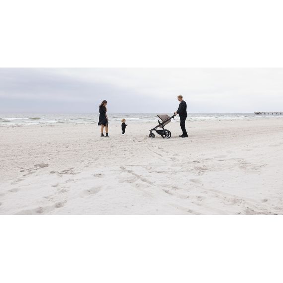 Thule Urban Glide 4-wheel čtyřkolový terénní kočárek, Rodzaj wózka: spacerowy, Kolor materiału: Tinted Taupe, 10 zdjęcie
