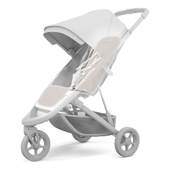 Thule letnia wkładka do spacerówki Alaska Blue, Kolor materiału: Grey soft, 4 zdjęcie