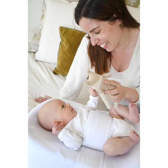 Red Castle Ergonomiczny materac dla niemowląt Cocoonababy Fleur de coton Blanc, 7 zdjęcie