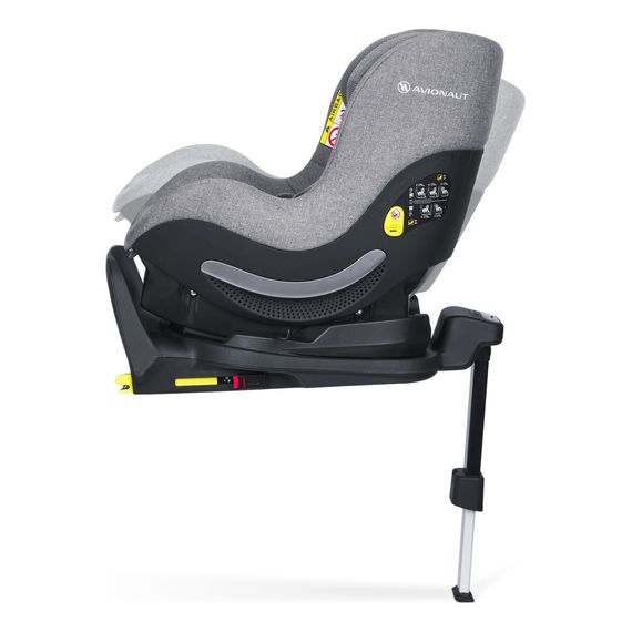 Avionaut AeroFIX Airflow – autosedačka pro batolata (61–105 cm | 0–18 kg | 6 měsíců – 4 roky), Baza: bez bazy, Kolor: Grey, 10 zdjęcie