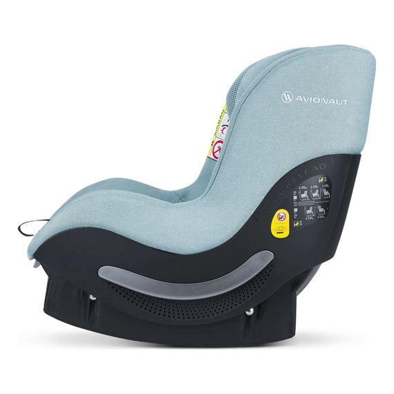Avionaut Aerofix Airflow z bazą IQ Orbit - fotelik dla maluchów (61 - 105 cm | 0 - 18 kg | 6 miesięcy - 4 lat), Baza: baza IQ Orbit, Kolor: Mint, 9 zdjęcie
