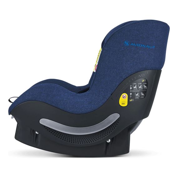 Avionaut Aerofix Airflow z bazą IQ Orbit - fotelik dla maluchów (61 - 105 cm | 0 - 18 kg | 6 miesięcy - 4 lat), Baza: baza IQ Orbit, Kolor: Navy, 9 zdjęcie
